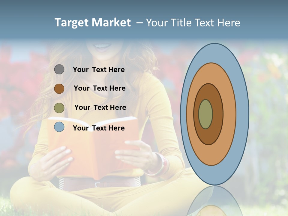 Female Glade Woman PowerPoint Template