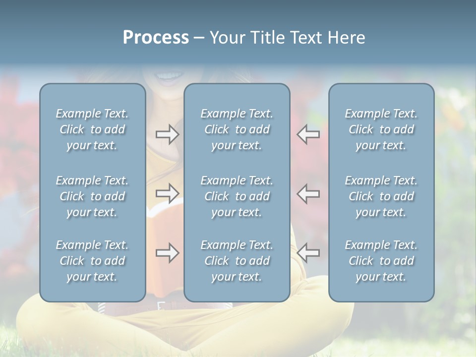 Female Glade Woman PowerPoint Template