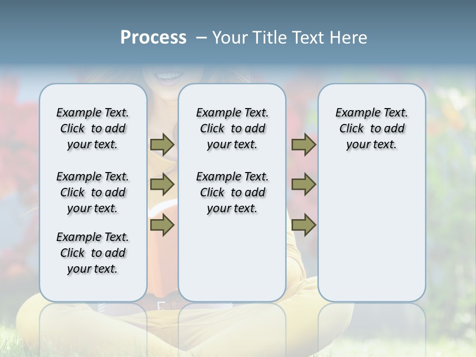 Female Glade Woman PowerPoint Template