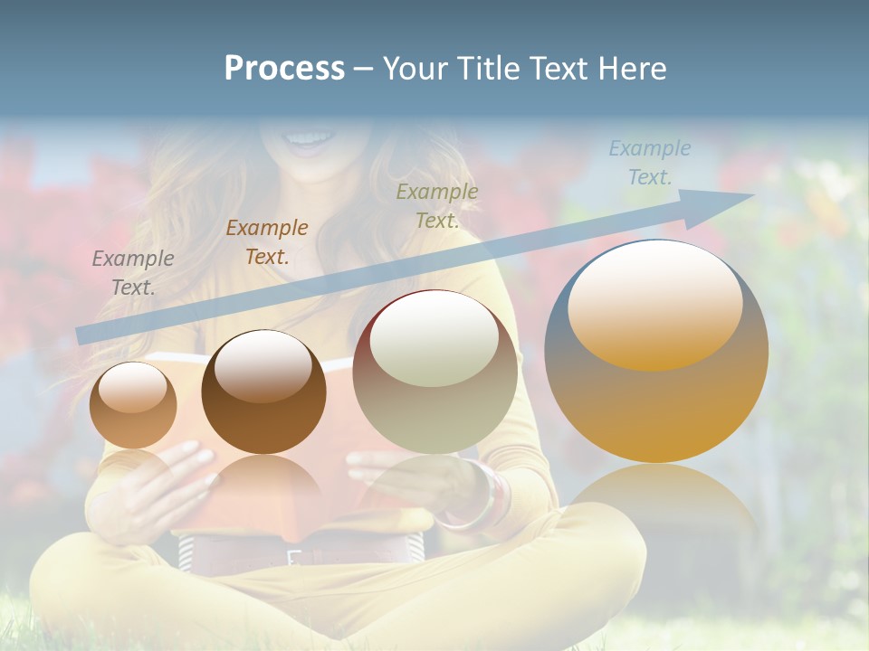 Female Glade Woman PowerPoint Template