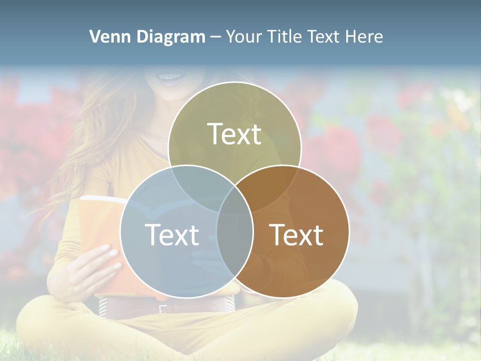 Female Glade Woman PowerPoint Template