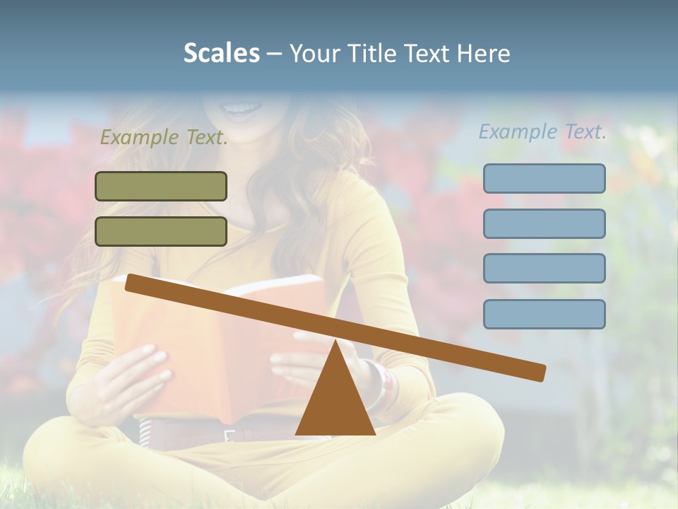 Female Glade Woman PowerPoint Template