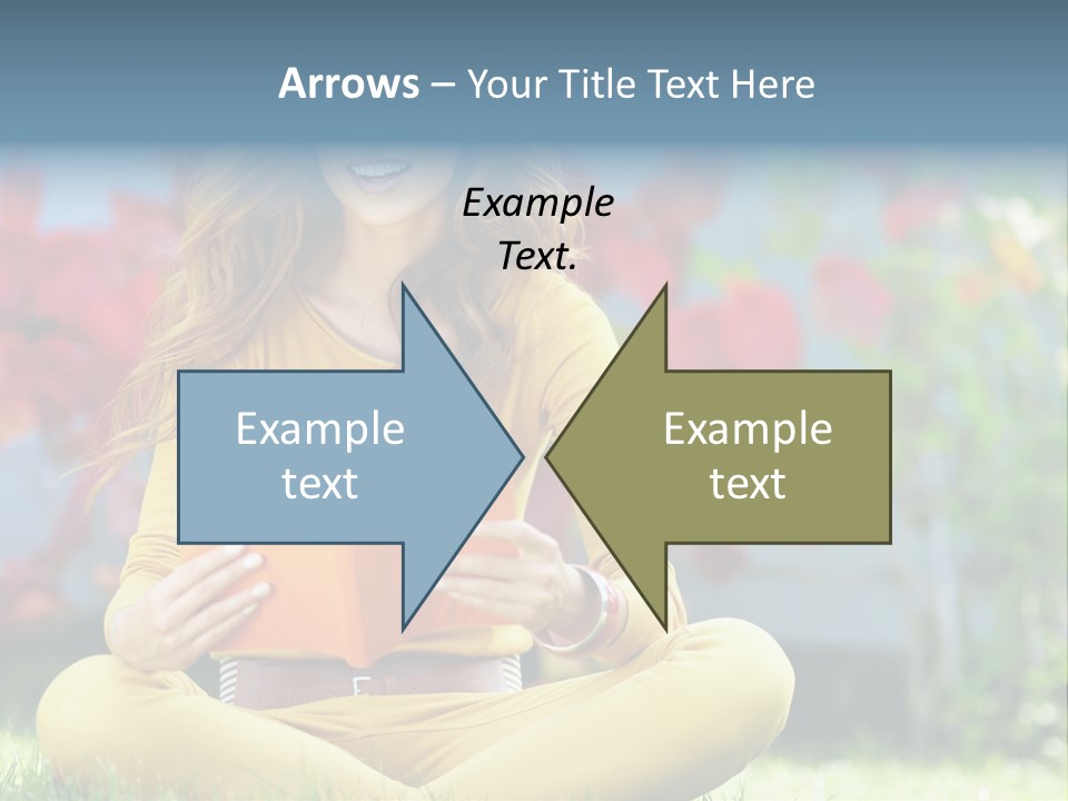 Female Glade Woman PowerPoint Template