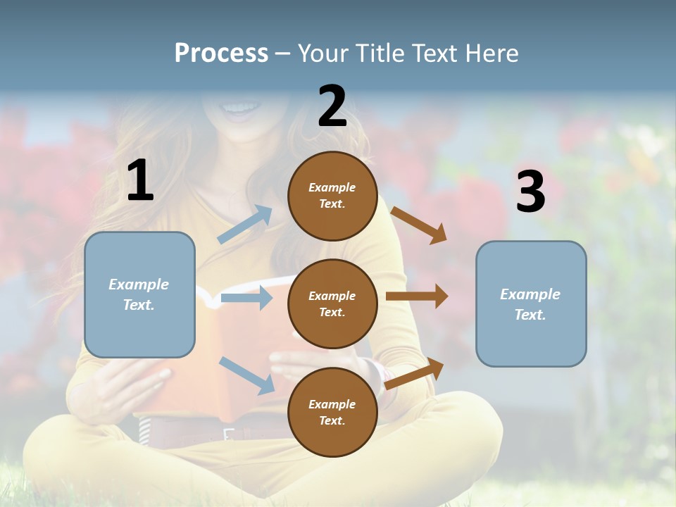 Female Glade Woman PowerPoint Template