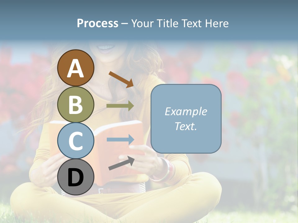 Female Glade Woman PowerPoint Template