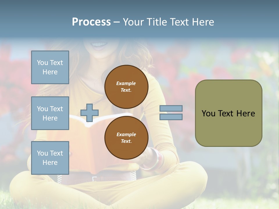 Female Glade Woman PowerPoint Template