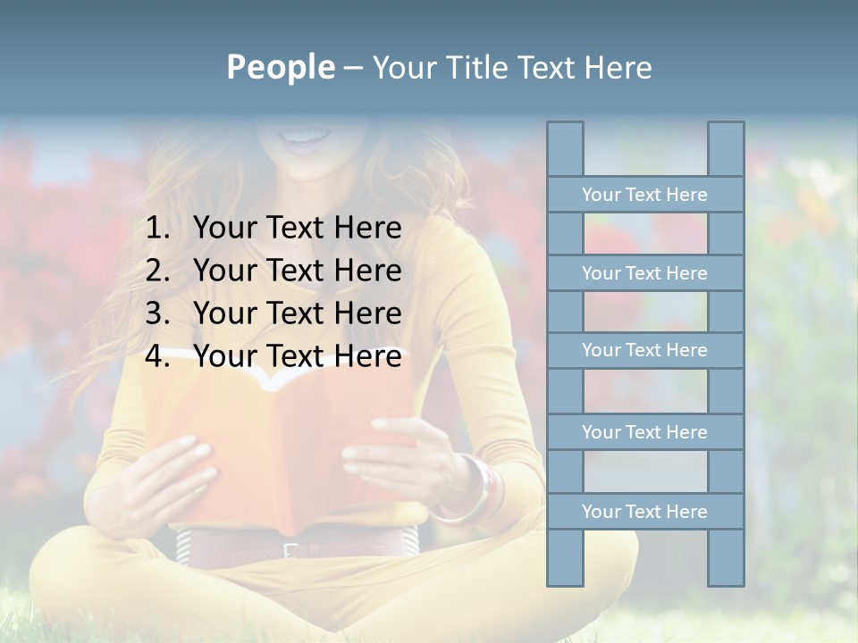 Female Glade Woman PowerPoint Template