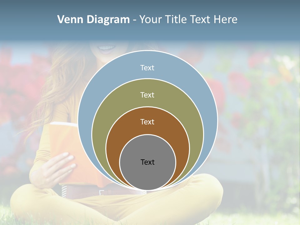 Female Glade Woman PowerPoint Template