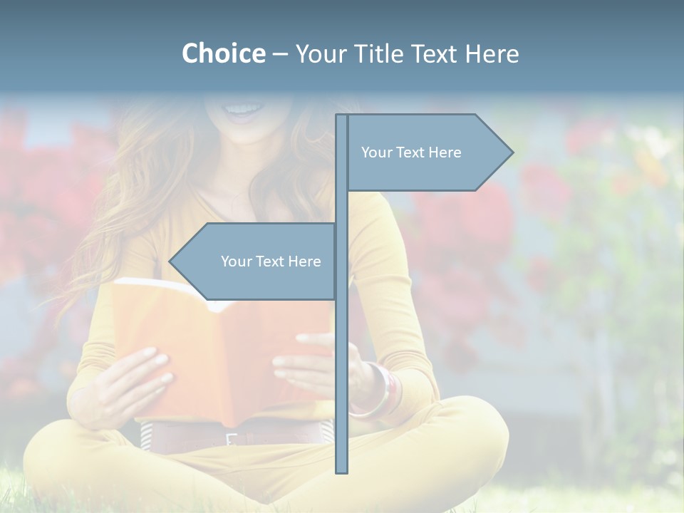 Female Glade Woman PowerPoint Template