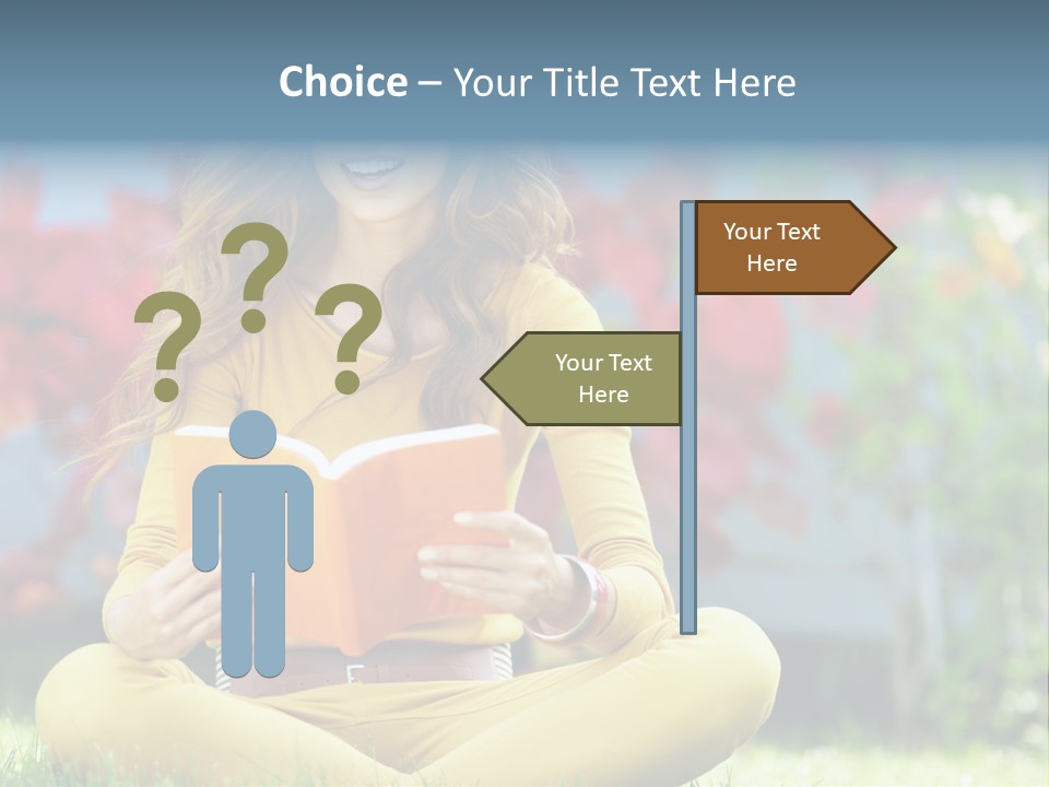 Female Glade Woman PowerPoint Template