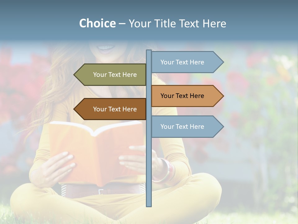 Female Glade Woman PowerPoint Template