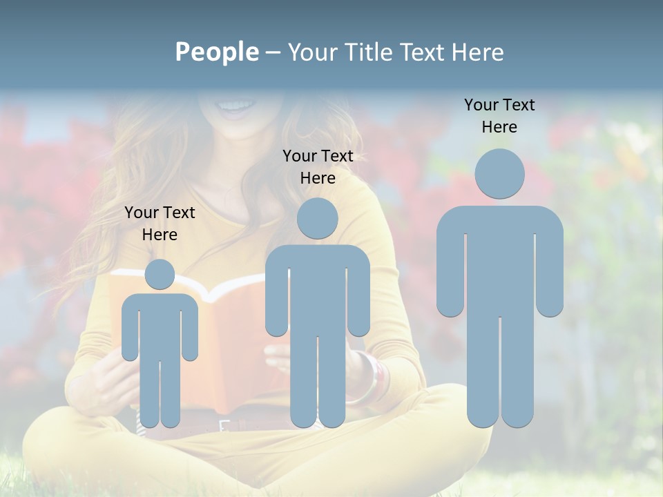 Female Glade Woman PowerPoint Template