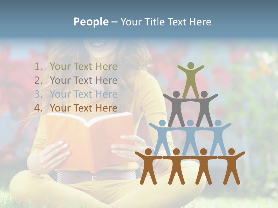 Female Glade Woman PowerPoint Template