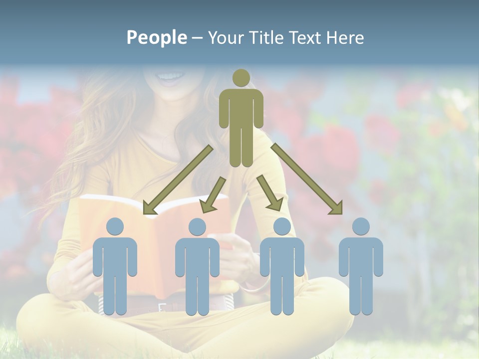 Female Glade Woman PowerPoint Template