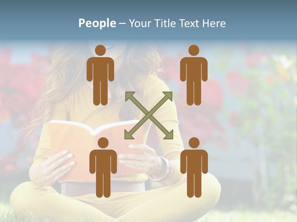 Female Glade Woman PowerPoint Template