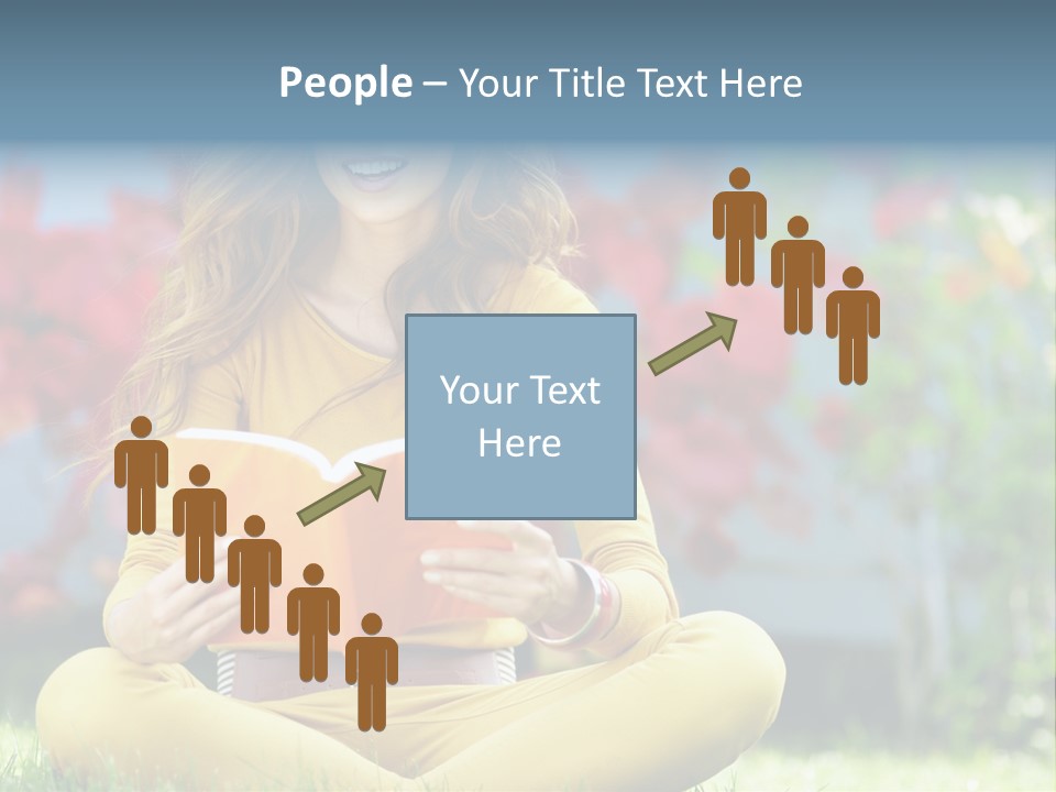 Female Glade Woman PowerPoint Template