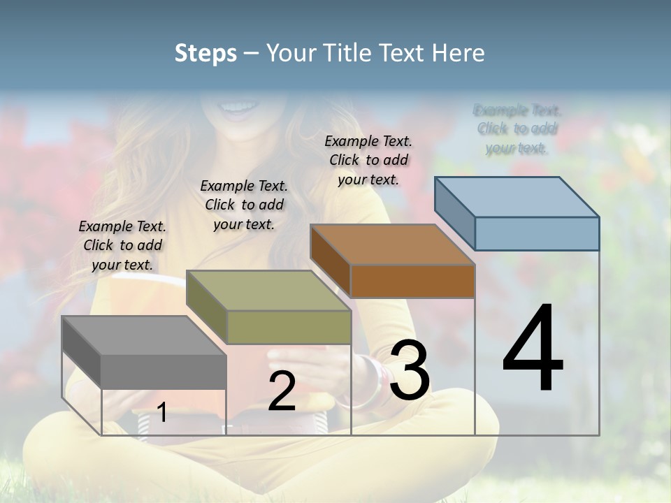 Female Glade Woman PowerPoint Template