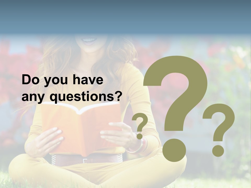 Female Glade Woman PowerPoint Template