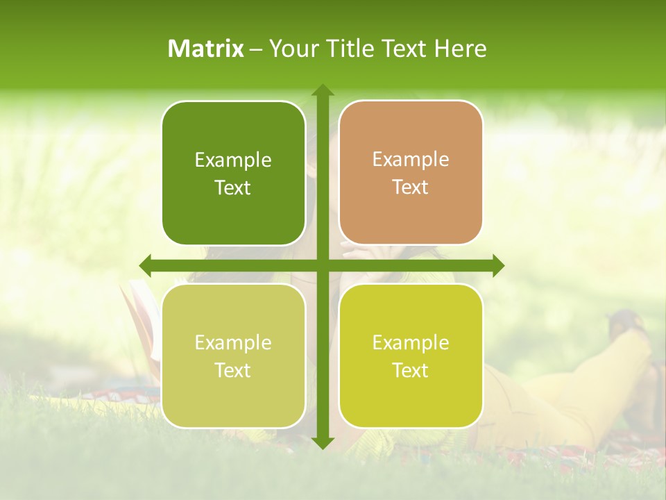 Girl Cheerful Pretty PowerPoint Template