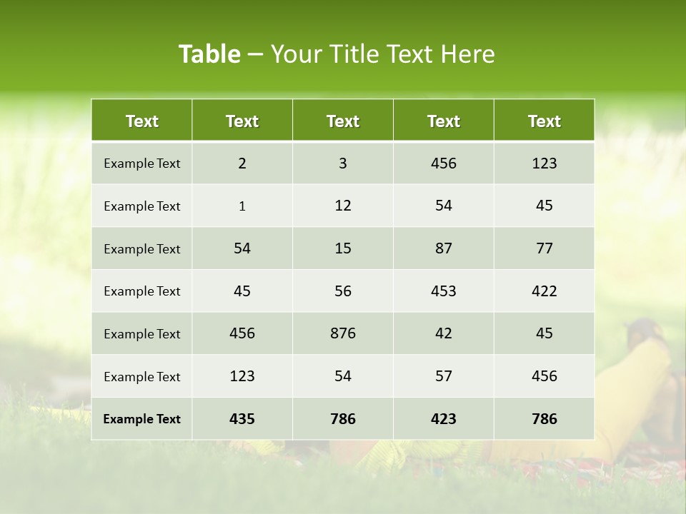 Girl Cheerful Pretty PowerPoint Template