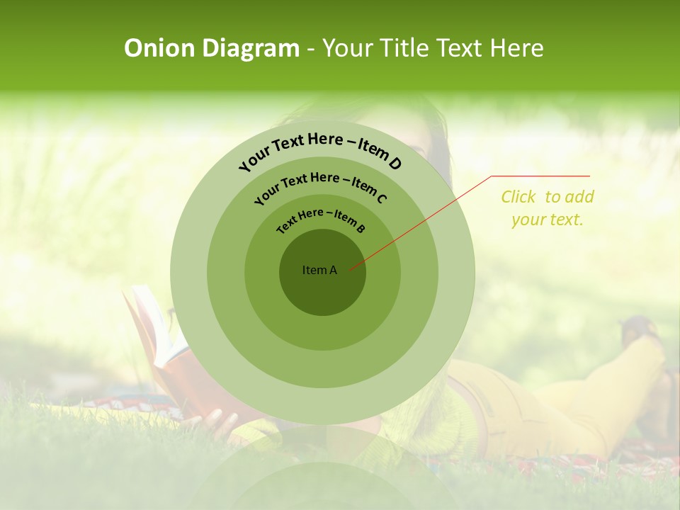 Girl Cheerful Pretty PowerPoint Template