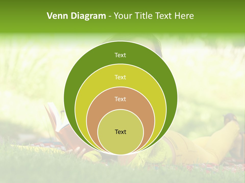 Girl Cheerful Pretty PowerPoint Template