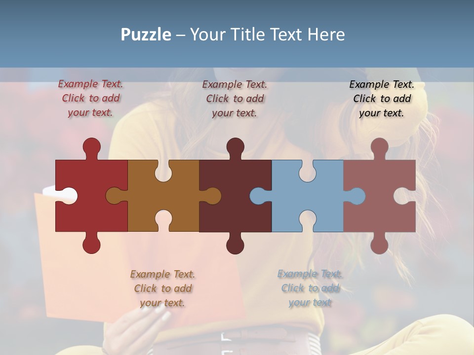 People Happy Adolescence PowerPoint Template