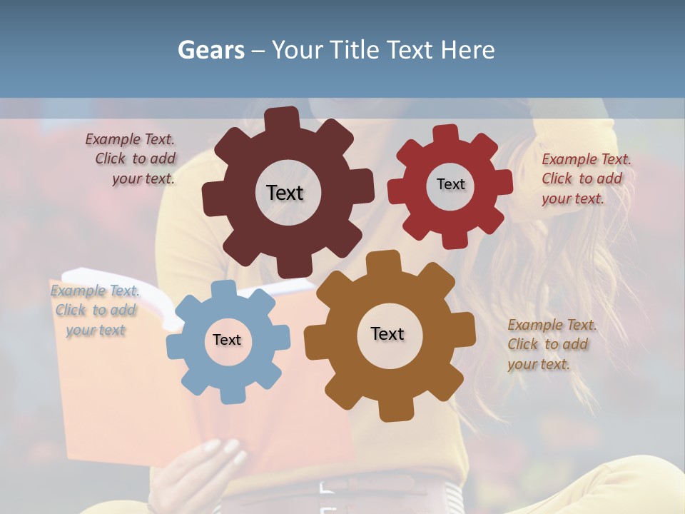 People Happy Adolescence PowerPoint Template