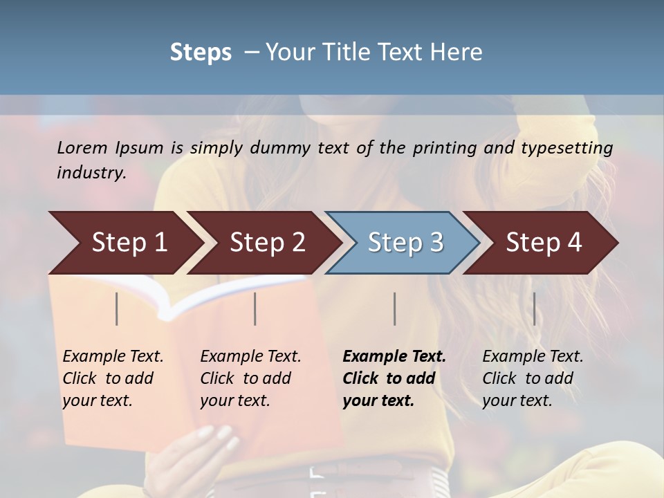 People Happy Adolescence PowerPoint Template