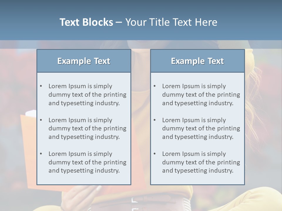 People Happy Adolescence PowerPoint Template