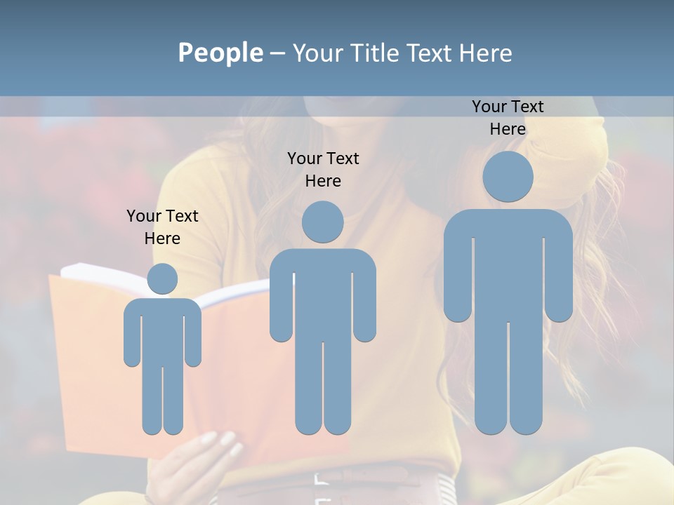 People Happy Adolescence PowerPoint Template