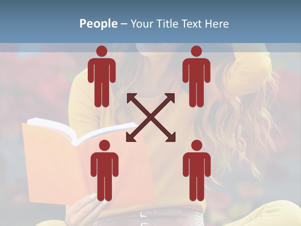 People Happy Adolescence PowerPoint Template