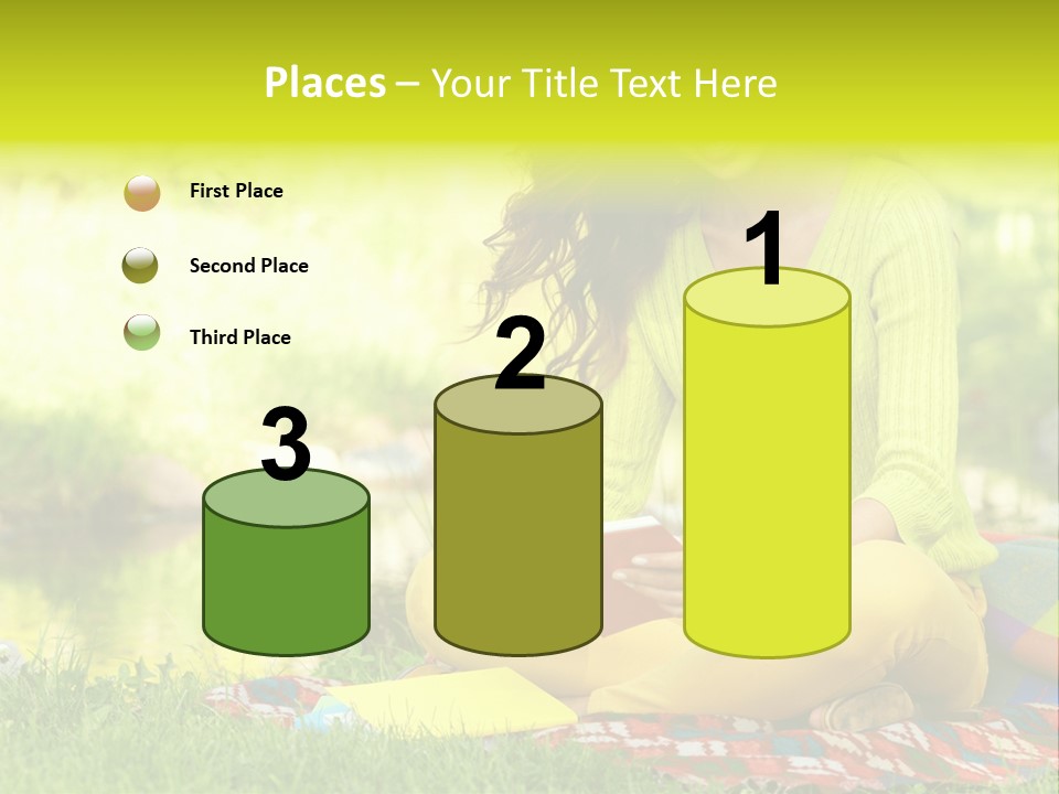 Education Beautiful Person PowerPoint Template