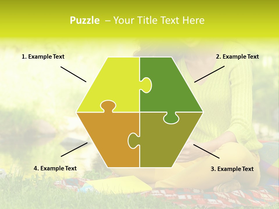 Education Beautiful Person PowerPoint Template