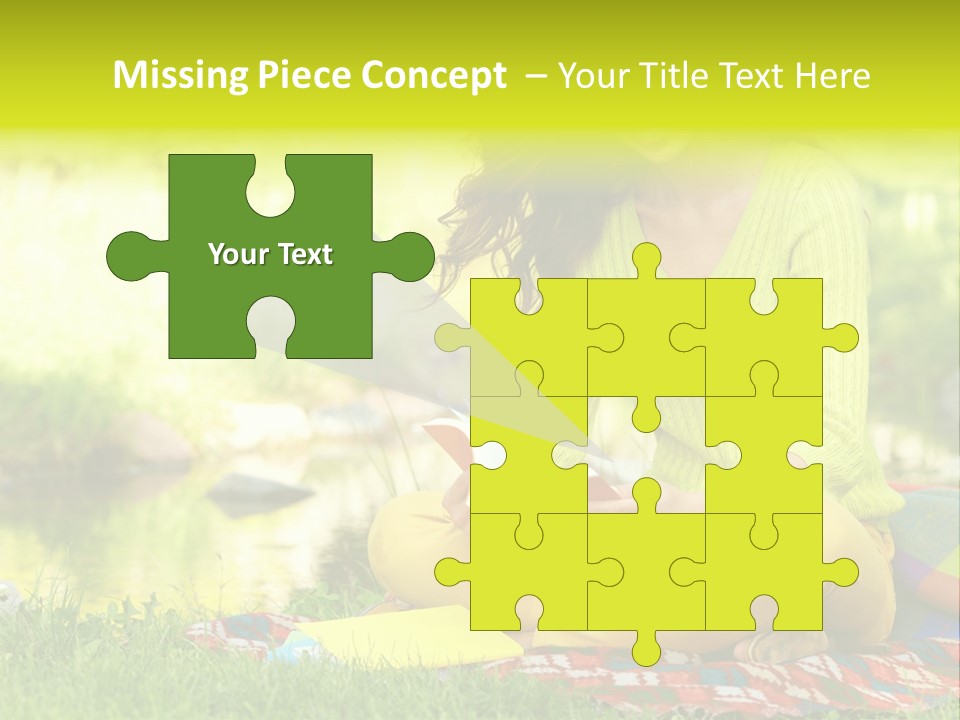 Education Beautiful Person PowerPoint Template