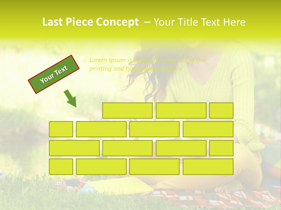 Education Beautiful Person PowerPoint Template