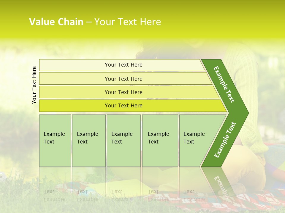 Education Beautiful Person PowerPoint Template