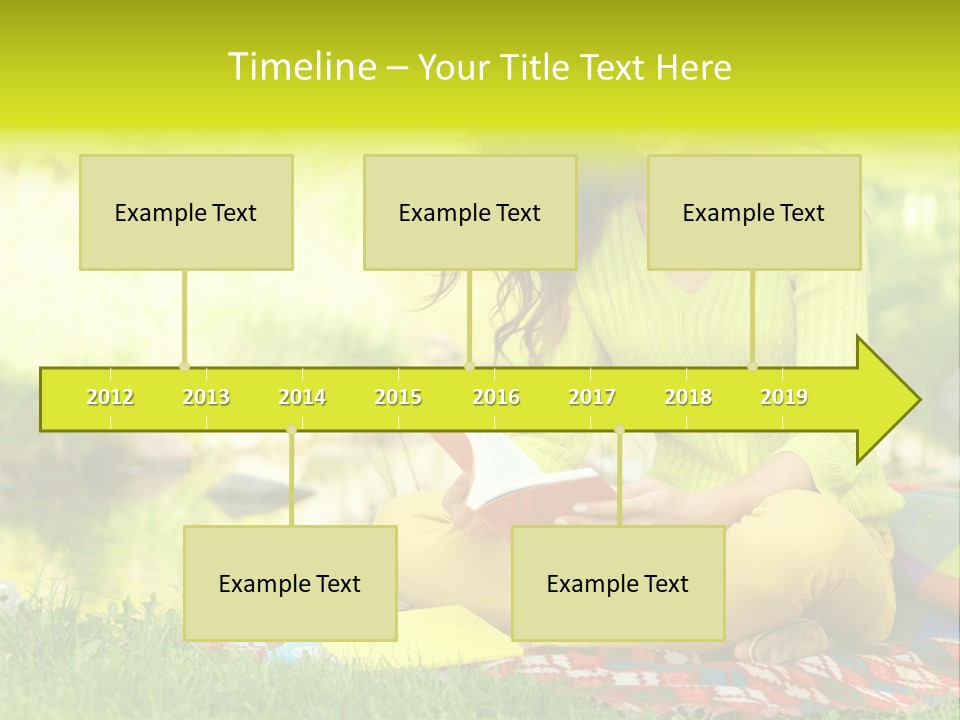 Education Beautiful Person PowerPoint Template