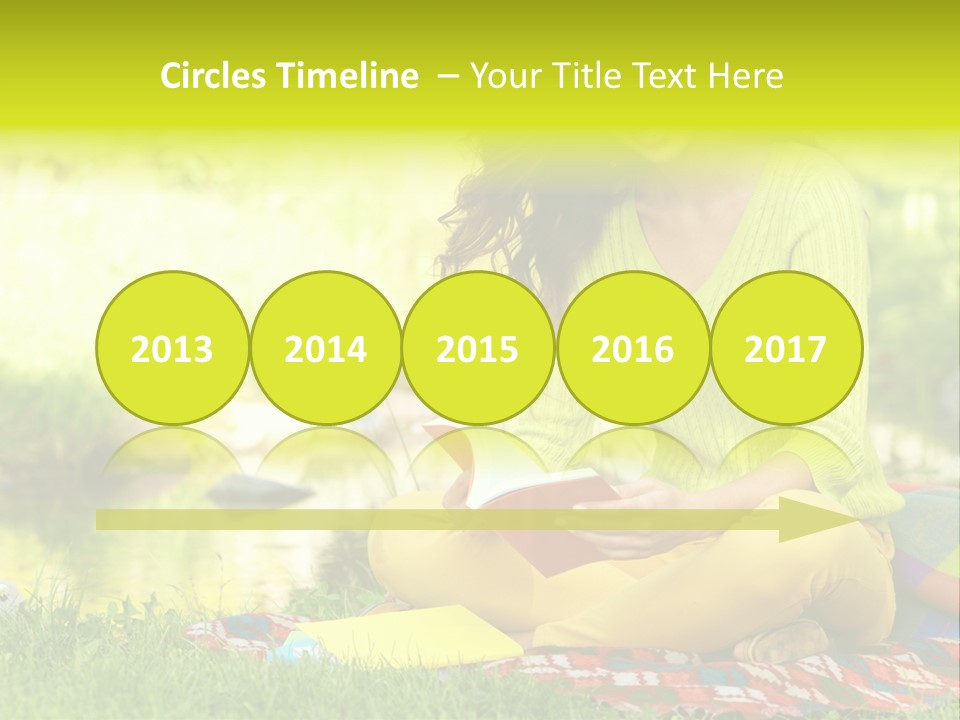 Education Beautiful Person PowerPoint Template