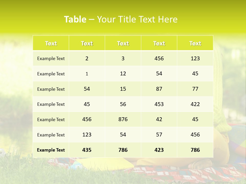 Education Beautiful Person PowerPoint Template