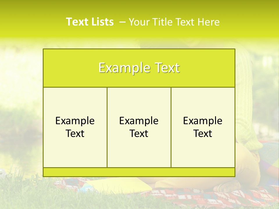 Education Beautiful Person PowerPoint Template