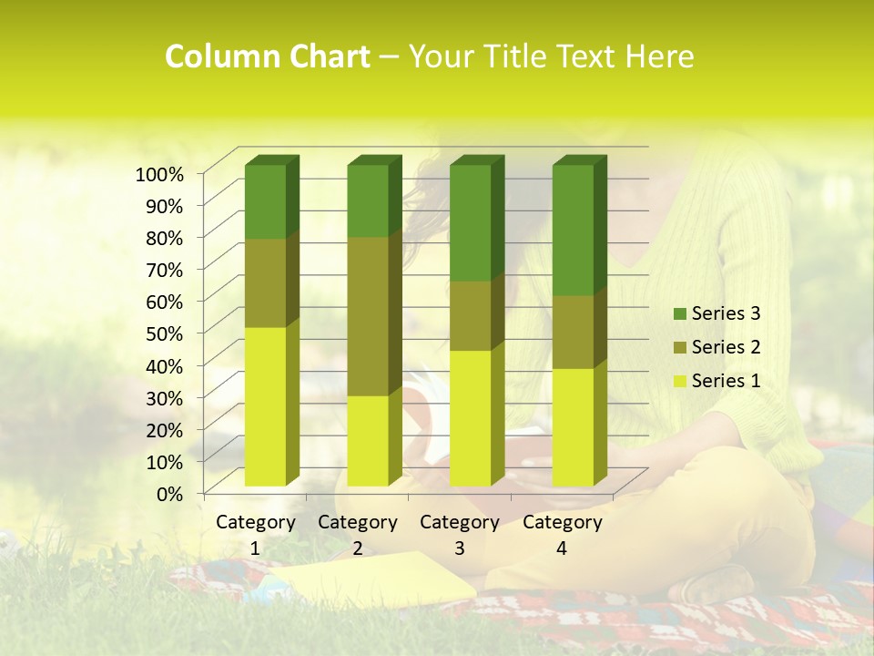 Education Beautiful Person PowerPoint Template