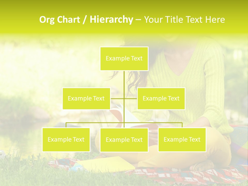 Education Beautiful Person PowerPoint Template