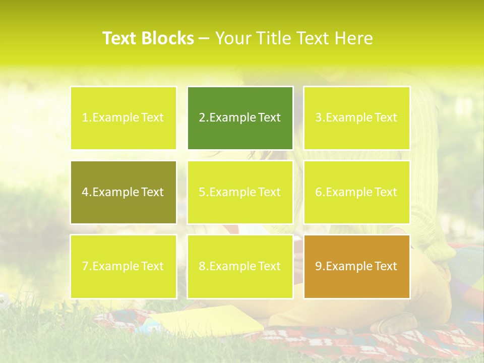 Education Beautiful Person PowerPoint Template