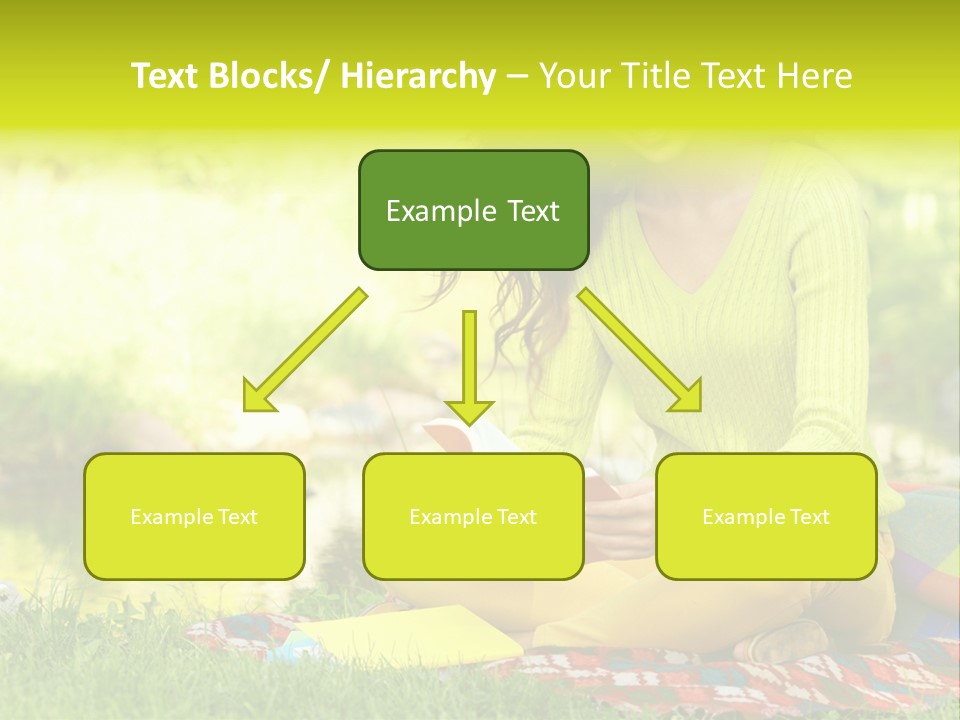 Education Beautiful Person PowerPoint Template