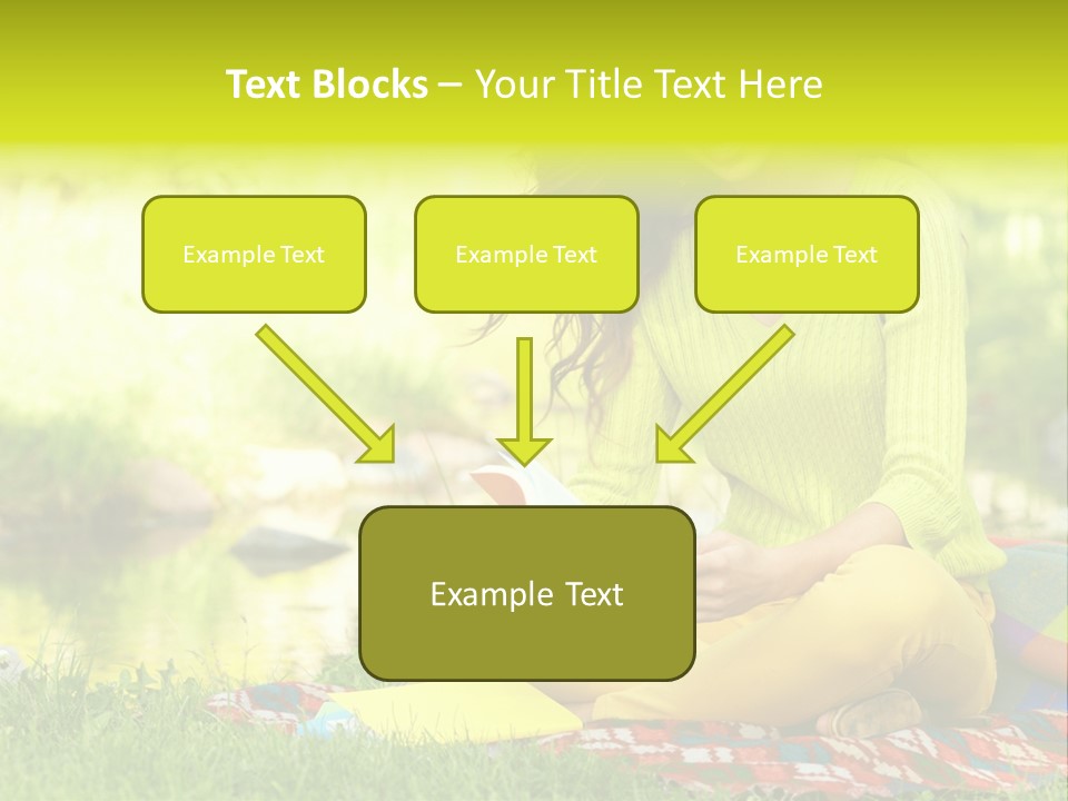 Education Beautiful Person PowerPoint Template