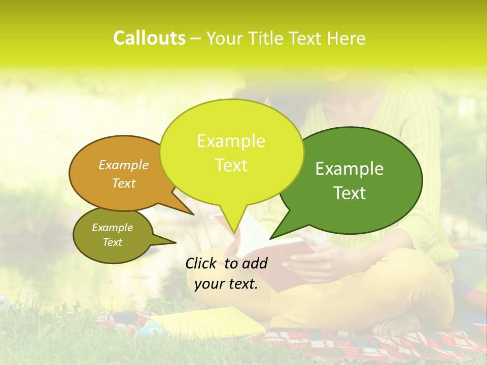 Education Beautiful Person PowerPoint Template