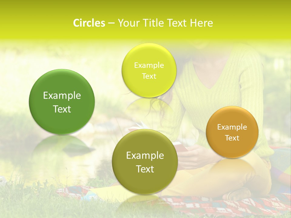 Education Beautiful Person PowerPoint Template