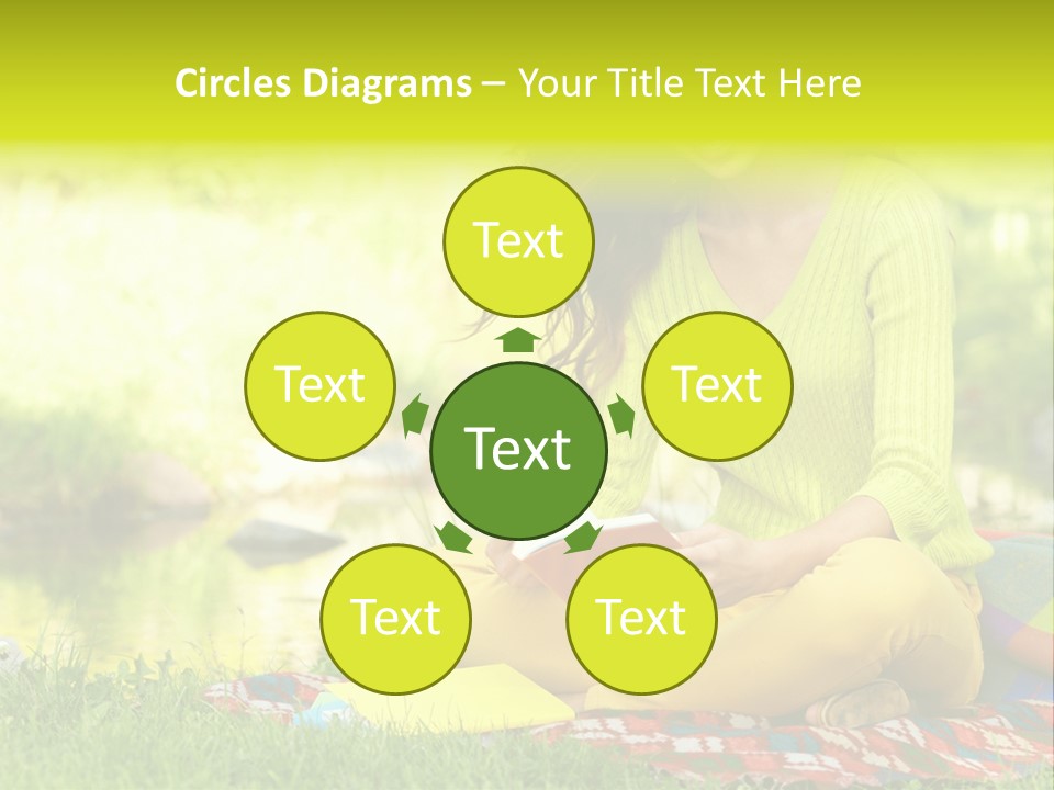 Education Beautiful Person PowerPoint Template