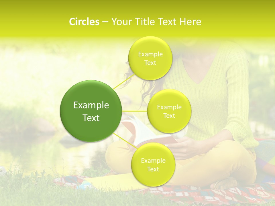 Education Beautiful Person PowerPoint Template